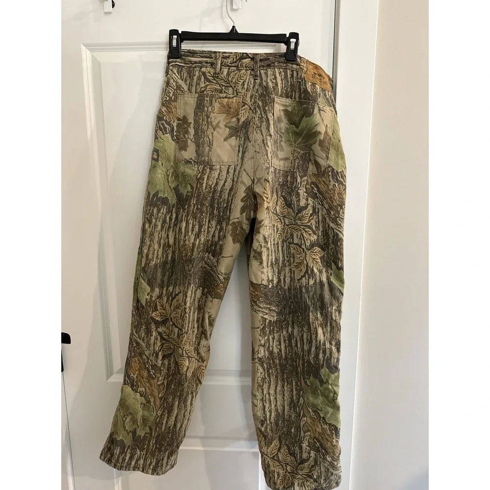 Vintage Duxbak Realtree Camo Insulated Hunting Pants USA Made Mens 36R